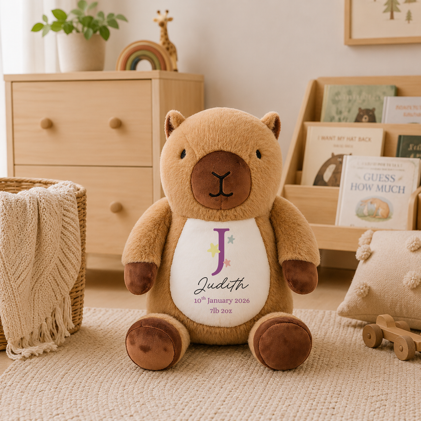 Personalised Baby Birth Announcement Teddy