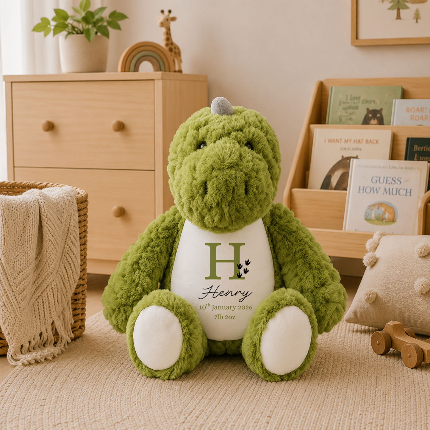 Personalised Baby Birth Announcement Teddy