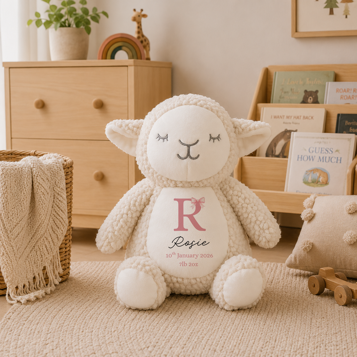 Personalised Baby Birth Announcement Teddy