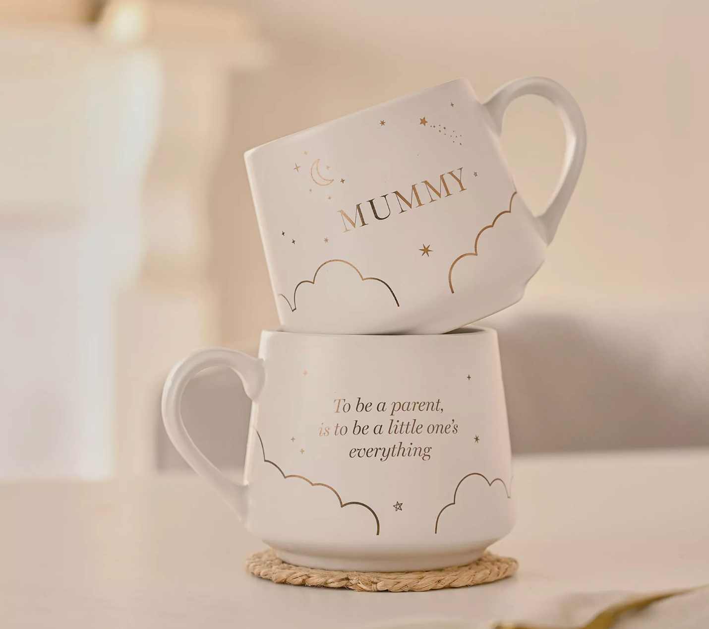 Bambino Set of Two Mugs - Mummy & Daddy