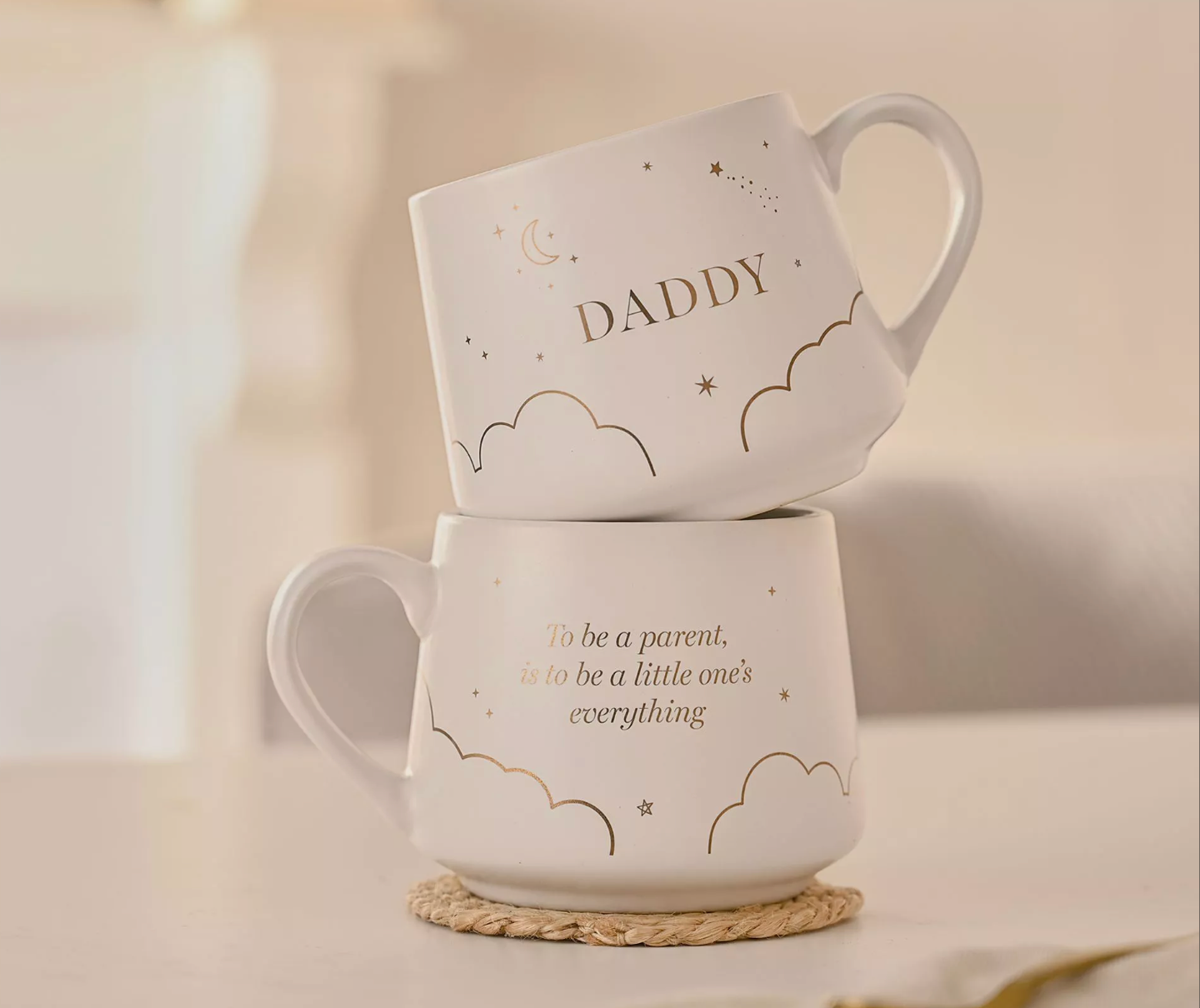 Bambino Set of Two Mugs - Mummy & Daddy